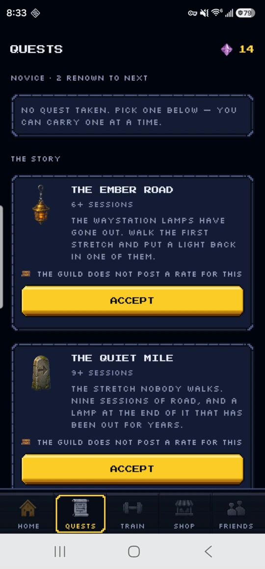 The quest board